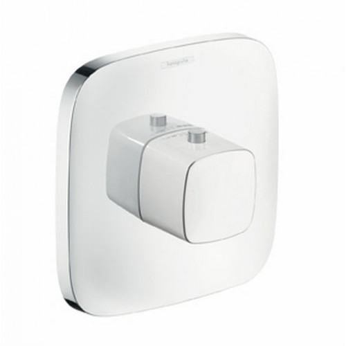 Hansgrohe Thermostat-Fertigset PuraVida - weiß/chrom 15770400