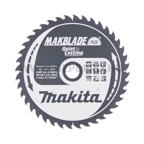 Makita B-09818 Sägeblatt 250x30 40Z.