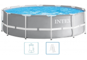 INTEX Prism Frame Pools Schwimmbecken 366 x 99 cm mit filteranlage 26716GN