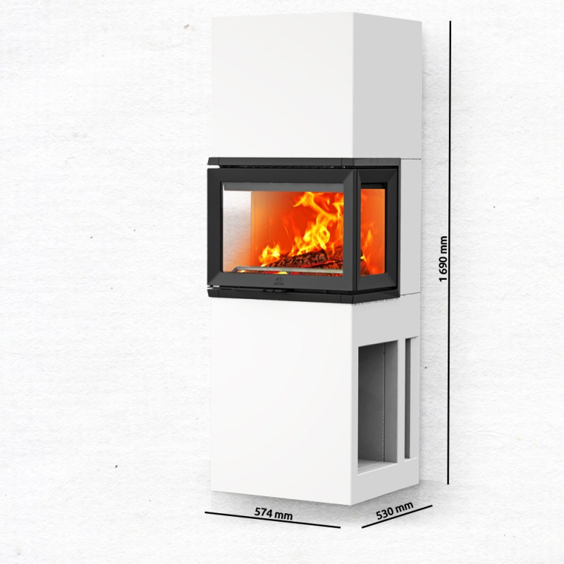 Jotul FS 73 Kamin-Umbau mit Kamineinsatz I 520 CB FRL, 30044746+51046197