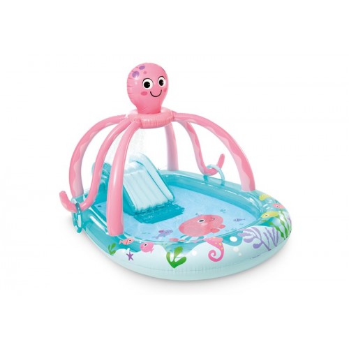 INTEX Friendly Octopus Aufblasbarer Kiddie Pool 234x183x150 cm 56138