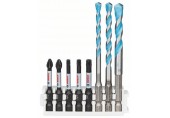 BOSCH Bohrer und Schrauberbit-Set, ImpactControl Hex-9 MultiConstuction