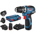 BOSCH GSR 12V-35 FC L-BOXX 102, 2x akku 3,0 Ah, adapter Akku-Bohrschrauber 06019H3000