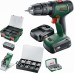 BOSCH UniversalImpact 18V + SystemBox Akku-Bohrschrauber, 2x1.5Ah 06039D4107