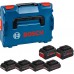 BOSCH 4 x ProCORE18V 4.0Ah + 2 x ProCORE18V 8.0Ah PROFESSIONAL 1600A02A2T