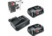 BOSCH Starter-Set 18V (2 x 2,5 Ah + AL 18V-44) 1600A031T5