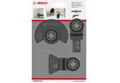 BOSCH Fliesen-Set, 3-Teilig, AIZ 20 AB (1x), ATZ 52 SC (1x), ACZ 85 LMT (1x)