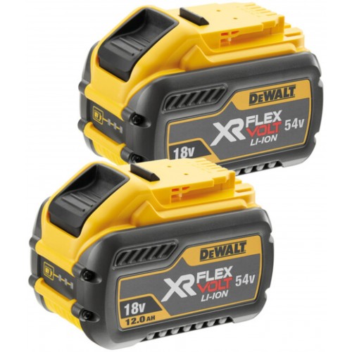 DeWALT DCB548Y2-XJ Set 2x FlexVolt XR Akku (4,0Ah/12,0Ah/54V/18V)