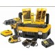 DeWALT DCK791D2T-QW Akku-Bohrschrauber 18V, 2x2Ah, mit 71-tlg.Zubehör, TSTAK I Box