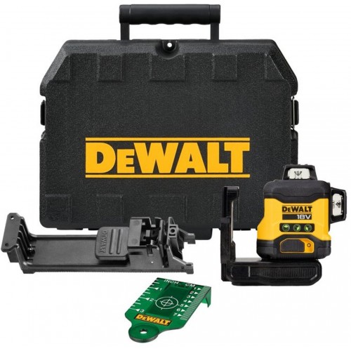 DeWALT DCLE34031N-XJ Green Autonive Laser Level 3x360 XR (18V/bez aku) Koffer