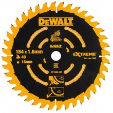 DeWALT DT1668-QZ Kreissaegeblatt, 184 x 16 mm, 40WZ