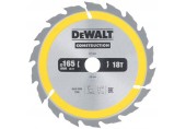 DeWALT DT1933-QZ Kreissägeblatt für Handkreissägen, 165 x 20 mm, 18WZ