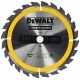 DeWALT DT1939-QZ Kreissägeblatt für Handkreissägen, 184 x 16 mm, 24WZ