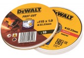 DeWALT DT3506-QZ 10 x Trennscheibe Edelstahl flach 115 x 1.0 mm