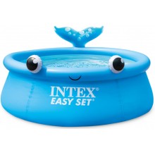 INTEX Whale Easy Set 183x51cm Runder aufblasbarer Pool 26102NP