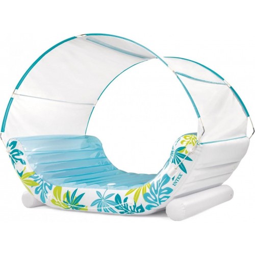 INTEX Schwimmliege Tropical Canopy Lounge mit Dach 56294EU