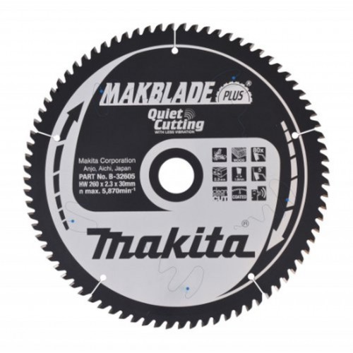 Makita B-32605 MAKBLADE+ Sägeb. 260x30x80Z