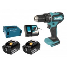 Makita DHP485RTJ Akku-Schlagbohrschrauber Li-ion (2x5,0Ah/18V) Makpac