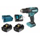 Makita DHP485RTJ Akku-Schlagbohrschrauber Li-ion (2x5,0Ah/18V) Makpac