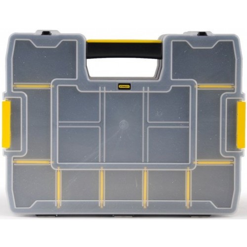 Stanley 1-97-483 SortMaster Stapelbarer Organizer mit 14 Fächern 37,5x29,2x6,7cm