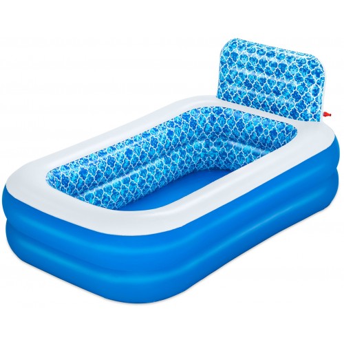 BESTWAY Waterfall Oasis Family Pool mit Wassersprinkler, 229 x 152 x 96 cm 54451