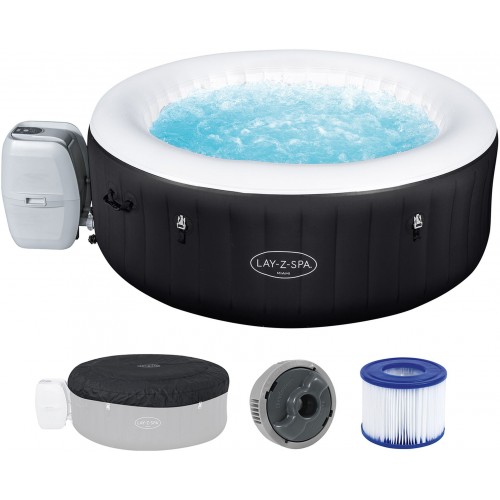 BESTWAY Lay-Z-Spa Miami AirJet Whirlpool, 180 x 66 cm, 2-4 Personen 60001