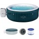 BESTWAY Lay-Z-Spa Miami AirJet Energiespar-Whirlpool, 196 x 66 cm, 6 Personen 60