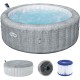 BESTWAY Lay-Z-Spa Bali AirJet Energiespar-Whirlpool 196 x 71 cm, 6 Personen 6001N