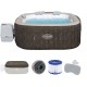 BESTWAY Lay-Z-Spa Cabo HydroJet Energiespar-Whirlpool 180 x 180 x 71 cm, 6 Personen 6001R