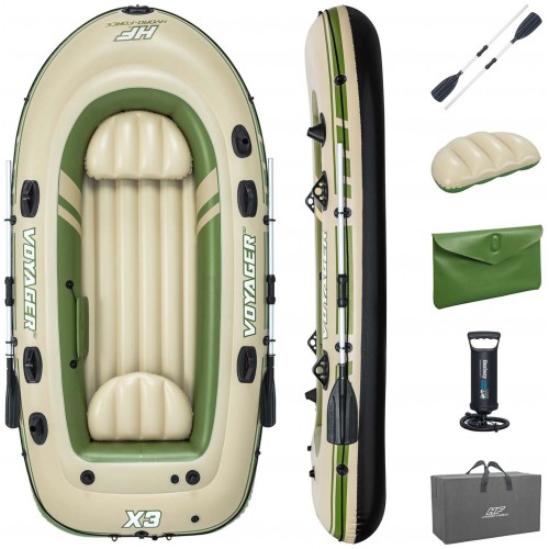 BESTWAY Hydro-Force Voyager X3 Schlauchboot Komplett-Set, 294 x 137 x 39 cm 65164