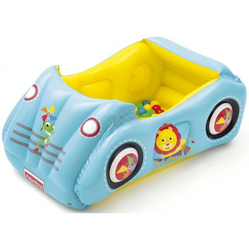 BESTWAY Fisher-Price Rennauto Bällebad 119 x 79 x 51 cm 93535