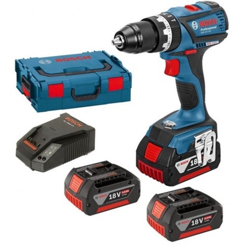 Bosch Professional Akku-Schlagbohrschrauber GSB 18 V-EC, mit 3 x 5,0 Ah Li-Ion Akku, L-BOX Bosch Professional Akku-Schlagbohrschrauber GSB 18 V-EC, mit 3 x 5,0 Ah Li-Ion Akku, L-BOX
