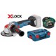 BOSCH GWX 18V-10 SC Akku-Winkelschleifer mit X-LOCK, 125mm, ohne Akku, L-Boxx 06017B0400