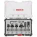 BOSCH Accessories Rand- und Kantenfräser-Set, 8-mm-Schaft, 6-teilig 2607017469