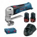 BOSCH GSC 12V-13 PROFESSIONAL Blechschere mit 2x2,0Ah Li-Ion Akku L-BOXX 0601926108