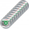 BOSCH Diamanttrennscheibe Standard for Ceramic, 180x22,23x1,6x7mm, 10er-Pack 2608603233