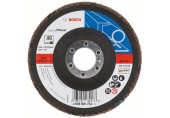 BOSCH Expert for Metal Fächerschleifscheibe X551, 115x22,23mm, 80, gewinkelt 2608606754