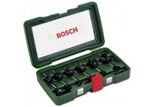 BOSCH HM Fräserset 8mm Schaft, 12-tlg (Schaft-O 8mm) 2607019466