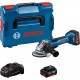 BOSCH GWS 18V-10 P Akku Winkelschleifer, 2x 5,0Ah, L-BOXX 06019J4101