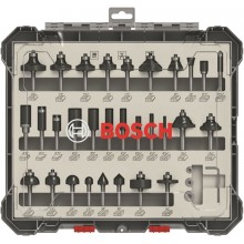 BOSCH 30-teiliges Fräser-Set, 1/4" Schaft 2607017476