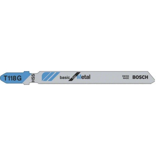 BOSCH Sägeblatt für Säbelsäge T 118 G Basic für Metall 2608631012