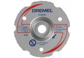 Dremel DSM20 Mehrzweck-Karbidtrennscheibe zum Bündigschneiden 77 mm 2615S600JB