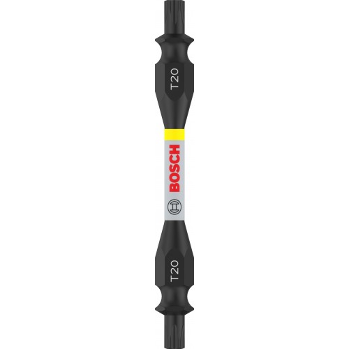 BOSCH PRO Impact Schrauberbit mit Doppelklingen und Pick and Click-Einsätzen, T20, 65 mm