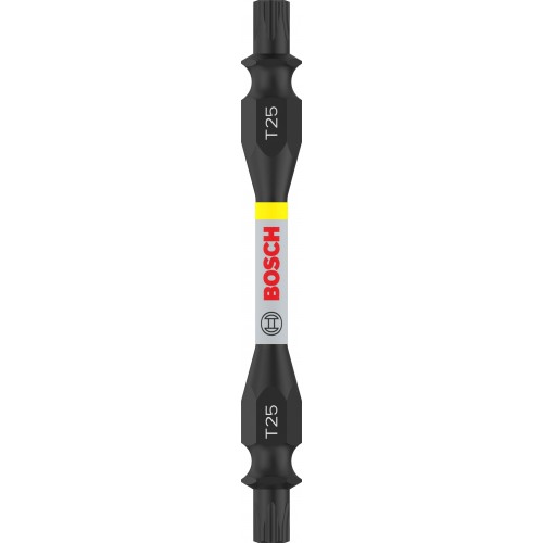 BOSCH PRO Impact Schrauberbit mit Doppelklingen und Pick and Click-Einsätzen, T25, 65 mm