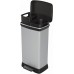 CURVER DECO BIN DUO 23L+23L Treteimer 39 x 29 x 72 cm silber 08680-582