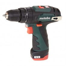 Metabo PowerMaxx Akku-Schlagschrauber (2x2,0Ah/12V) Lader im Koffer 600385500