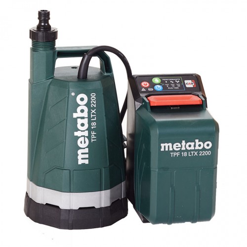 Metabo TPF 18 LTX 2200 Akku-Tauch- und Regenfasspumpe (18V/ohne akku) 601729850