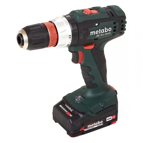 Metabo BS 18 L Quick Akku-bohrschrauber (2x2,0Ah/18V) MetaBOX, 602320500