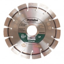 Metabo Set: 2xDiamanttrennscheibe 125x22,23mm"UP" + 1xQuickspannmutter M14 628582000