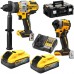 DeWALT DCK2052H2T-QW Zwilling Set (DCD999+DCF850+DCB115+2x5,0Ah PowerStack) Tstak